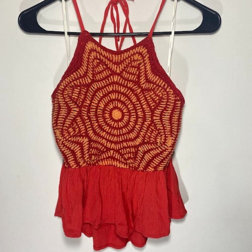 Forever21 Crochet Halter Tank